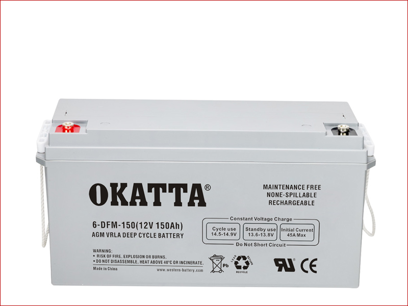 12V AGM Deep Cycle Solar Battery 150Ah