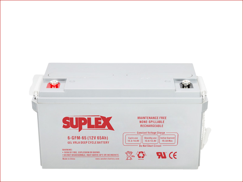 12V Gel Deep Cycle Solar Battery 65Ah