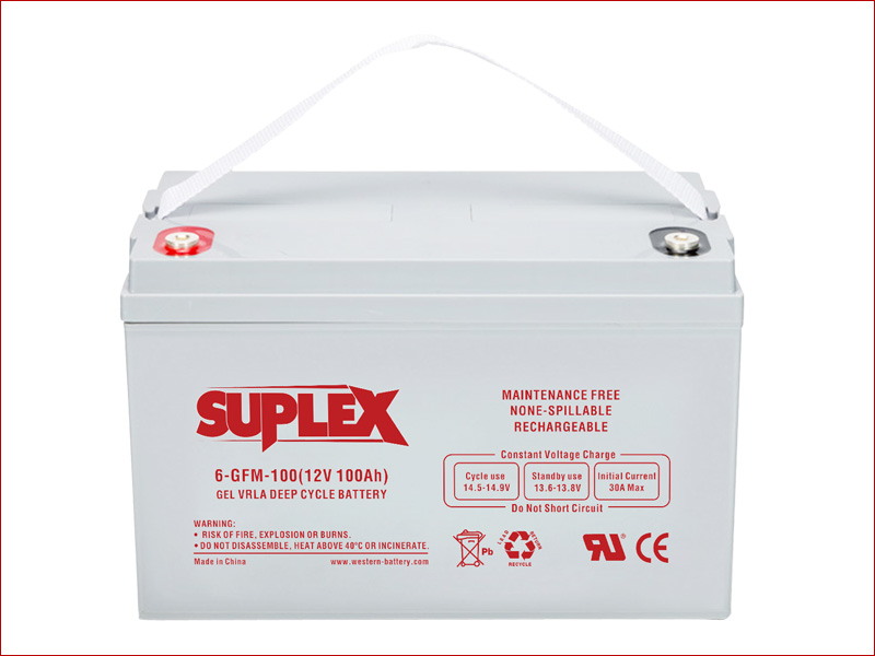 12V Gel Deep Cycle Solar Battery 100Ah