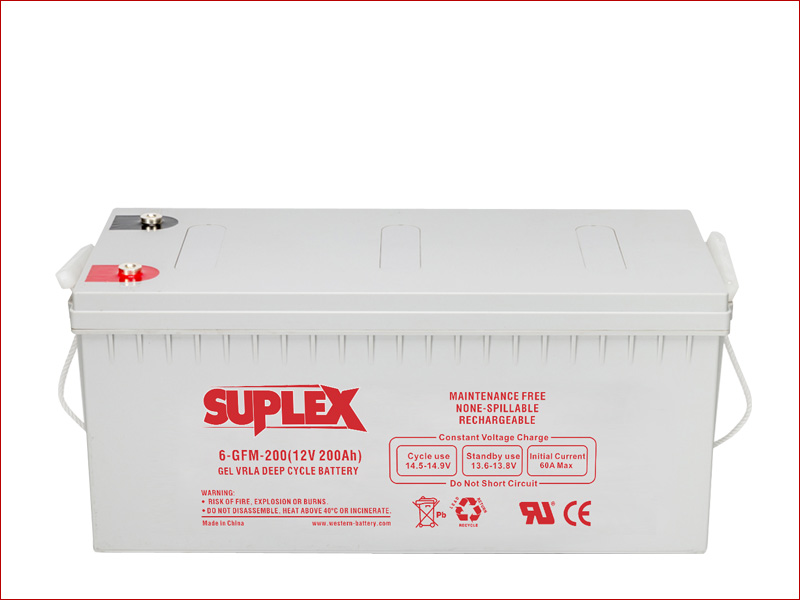 12V Gel Deep Cycle Solar Battery 200Ah