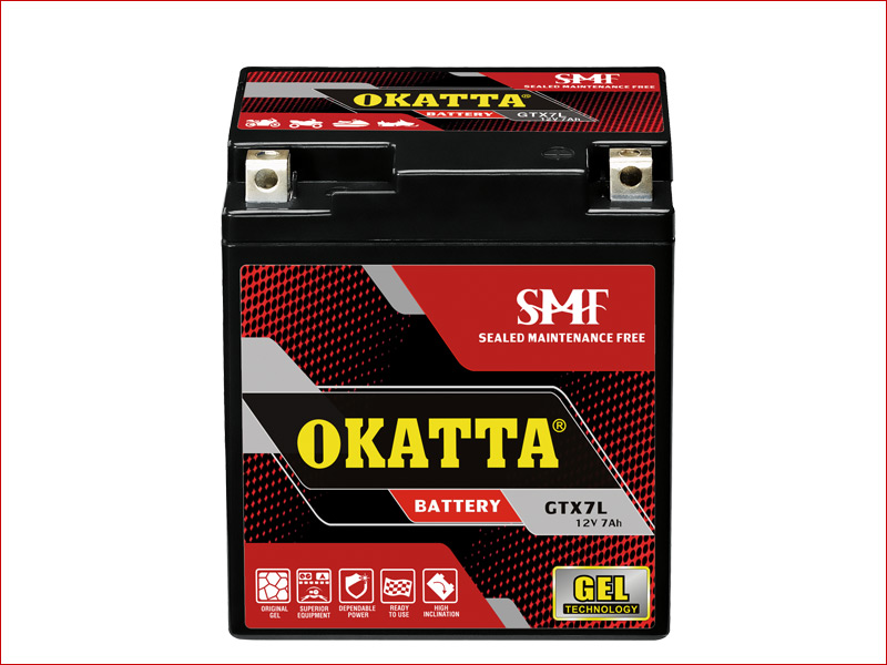 GEL Motorcycle Battery 7Ah